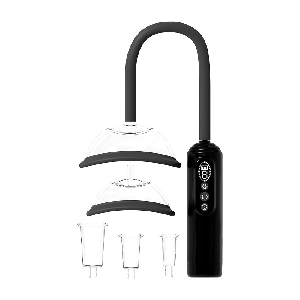 PUMPED Automatic Rechargeable Vulva, Breast & Nipple Pump Black - Image 2