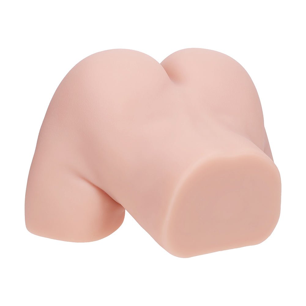 Xkin Bodyforms Elina Rosewood Dual Entry Vibrating Masturbator Beige - Image 6