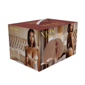 Xkin Bodyforms Nina Vale Dual Entry Vibrating Masturbator Tan