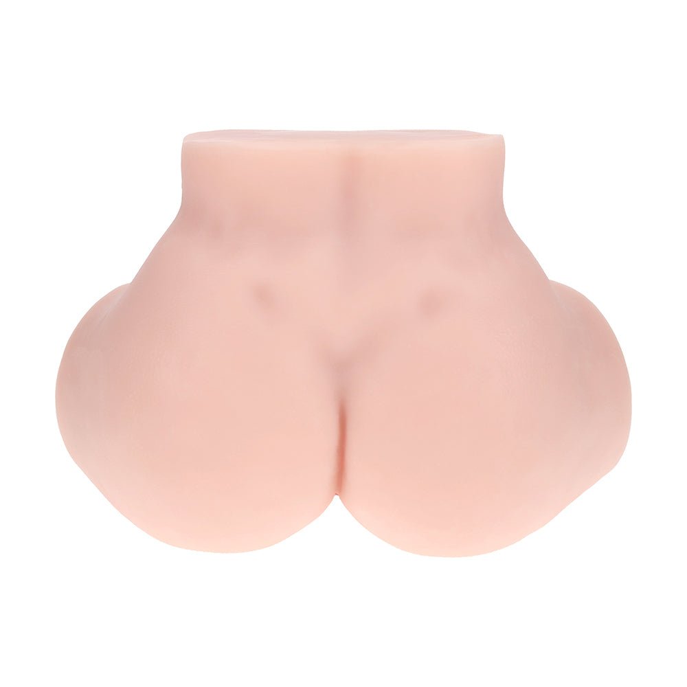 Xkin Bodyforms Bree Knox Dual Entry Vibrating Masturbator Beige - Image 6