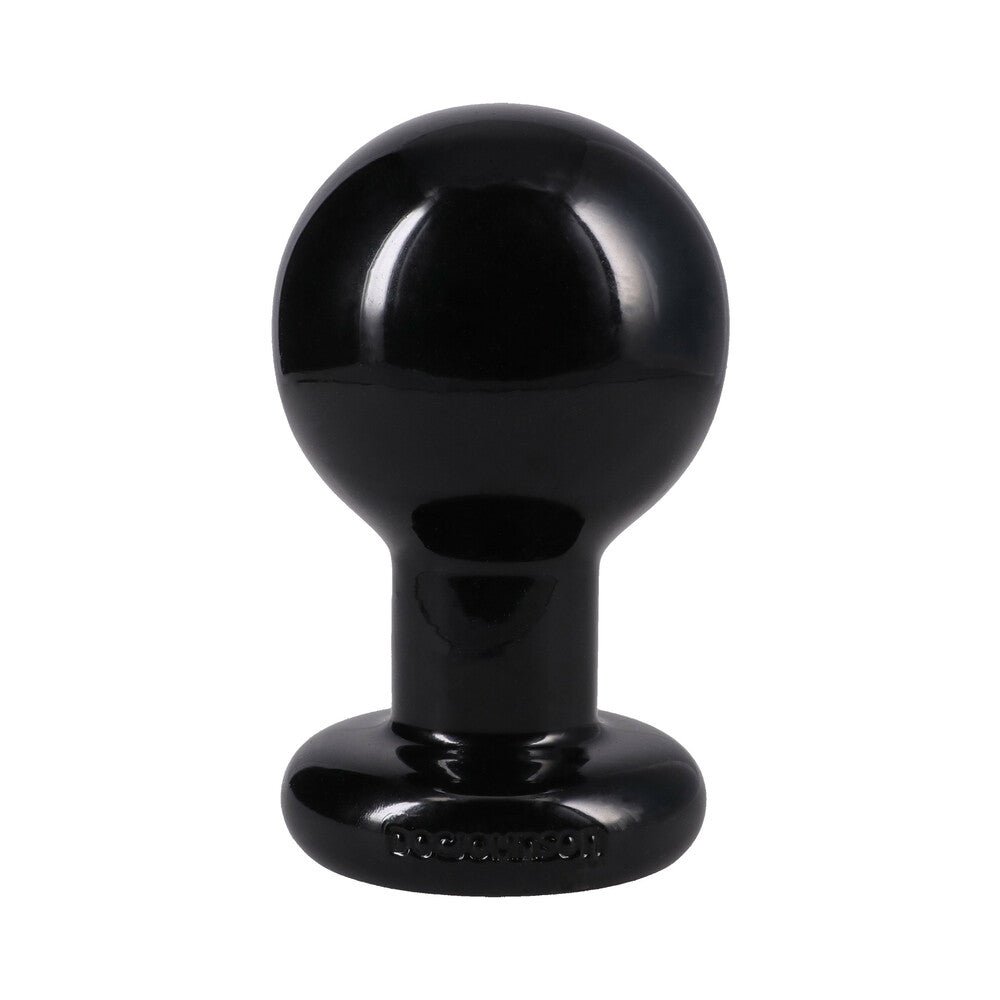The Classic Round Butt Plug Black Large - Image 2