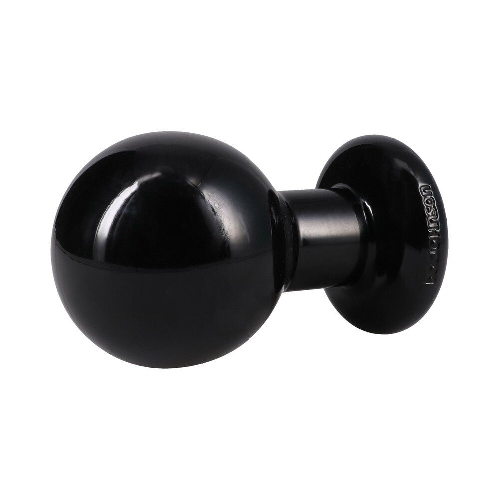 The Classic Round Butt Plug Black Large - Image 3