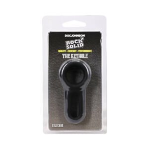 ROCK SOLID The Keyhole Silicone C-Ring Black