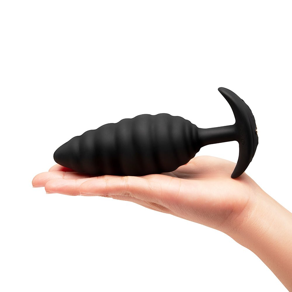 b-Vibe Twist Texture Plug Black - Image 6