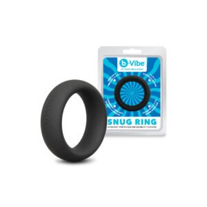 b-Vibe Snug Ring 40mm Snug Fit Silicone C-Ring Black