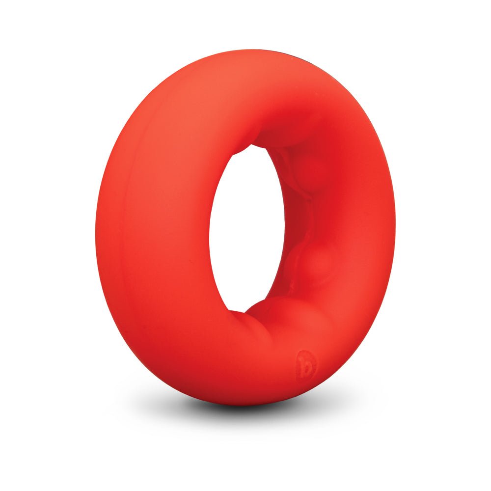 b-Vibe Flex Ring Grip Ultra Soft Silicone C-Ring Red - Image 2