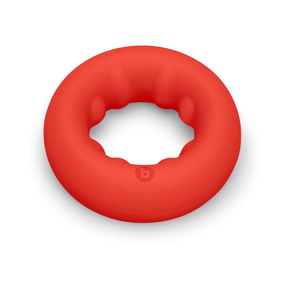 b-Vibe Flex Ring Grip Ultra Soft Silicone C-Ring Red - Image 4