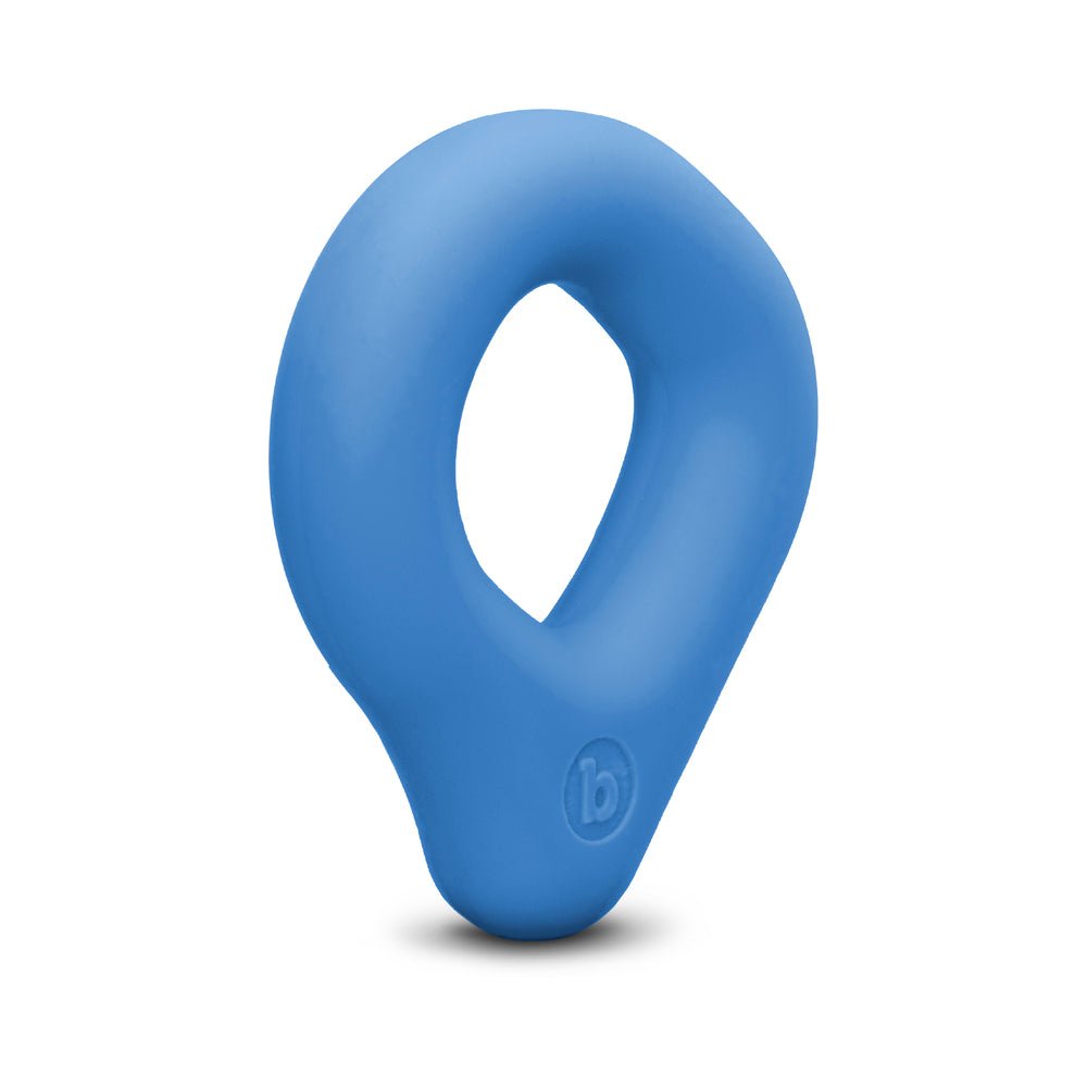 b-Vibe Flex Ring Drip Silicone C-Ring Blue - Image 2