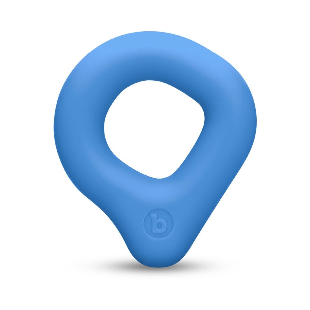 b-Vibe Flex Ring Drip Silicone C-Ring Blue - Image 3