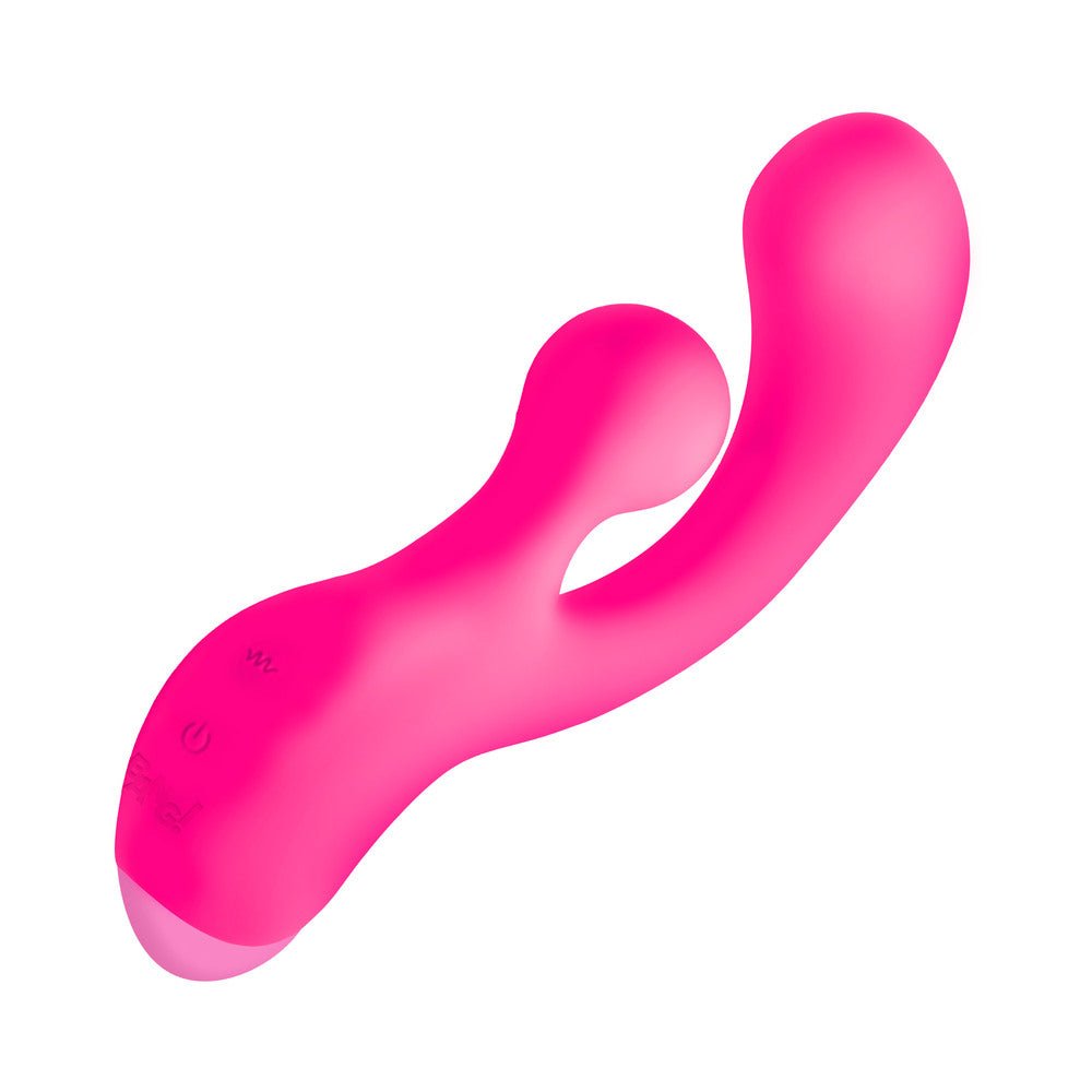 BANG! Gyro Rabbit Silicone Vibrator Pink - Image 2