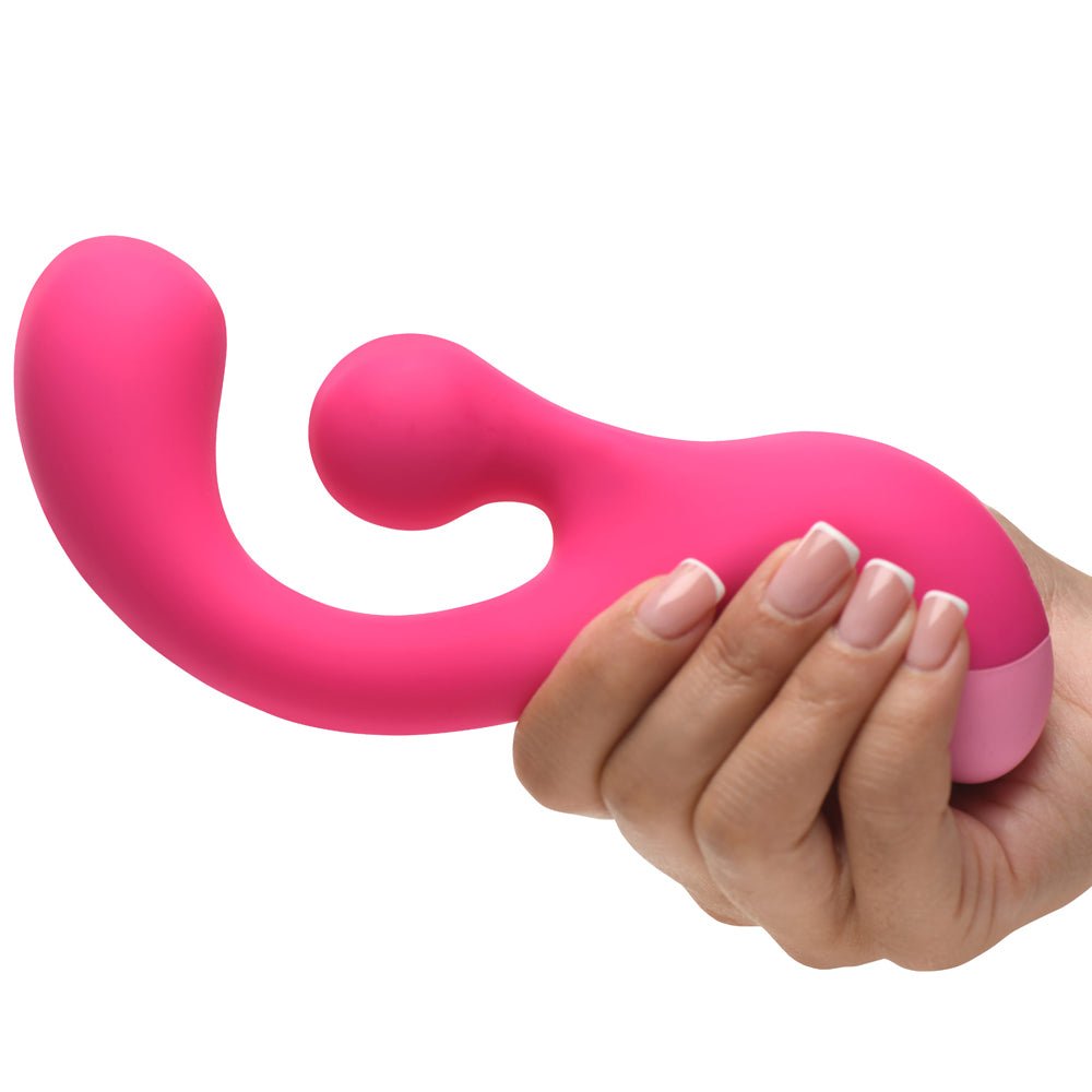 BANG! Gyro Rabbit Silicone Vibrator Pink - Image 5