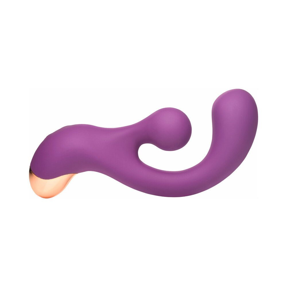 BANG! Gyro Rabbit Silicone Vibrator Purple - Image 3