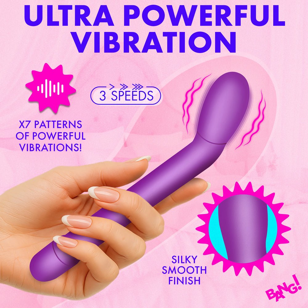 BANG! Slim G-Spot Vibrator Purple - Image 6