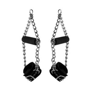 Strict Leather Fur Lined Nubuck Suspension Cuffs with Grip