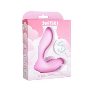 Softies Silicone Vibrator 5 in. Pink