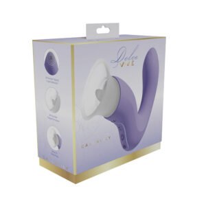 VIVE Dolce Callalily G-Spot Tapping with Tongue Stimulator & Breast/Vulva Pump
