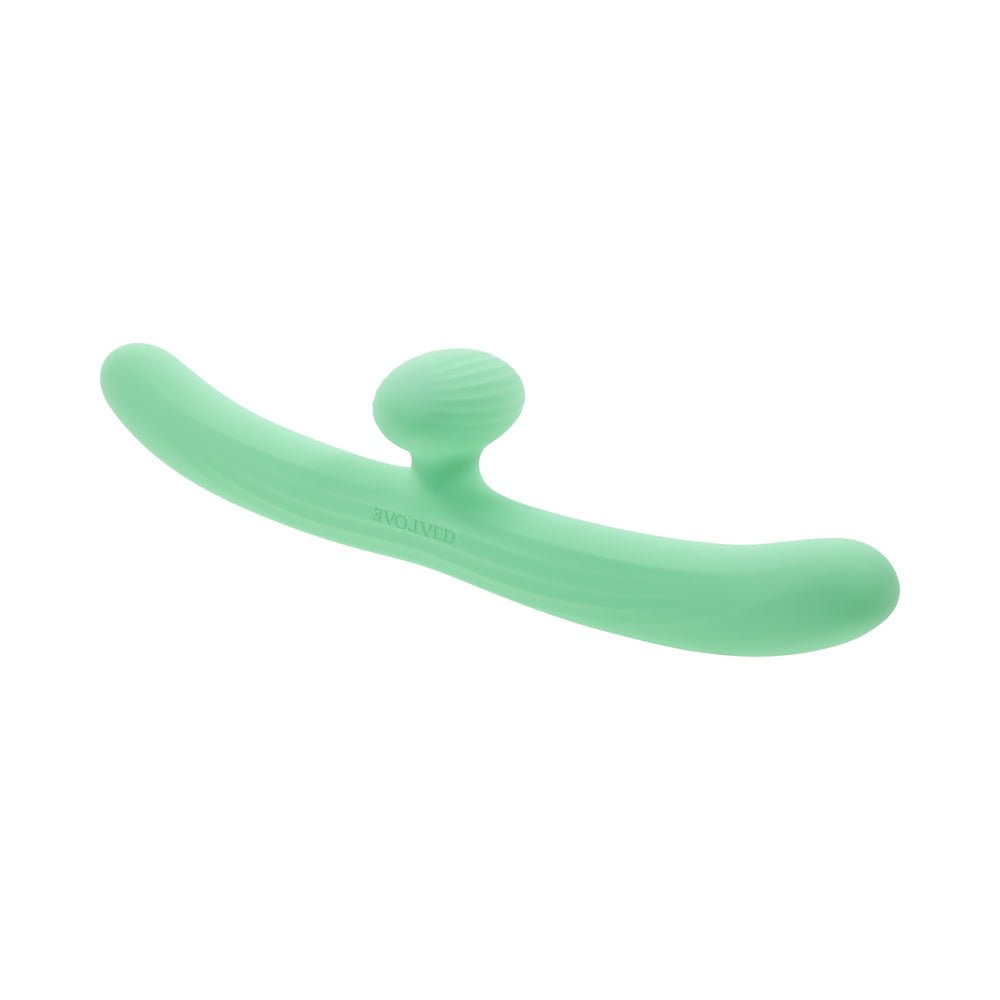 Evolved Meet Me Halfway Double Ended Vibrator Green - Image 5