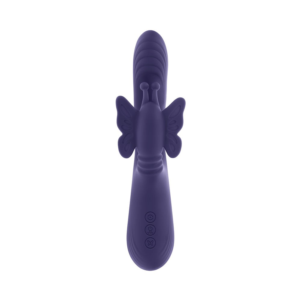 Evolved Wings Of Frenzy Thrusting Butterfly Dual Stimulator Purple - Image 3