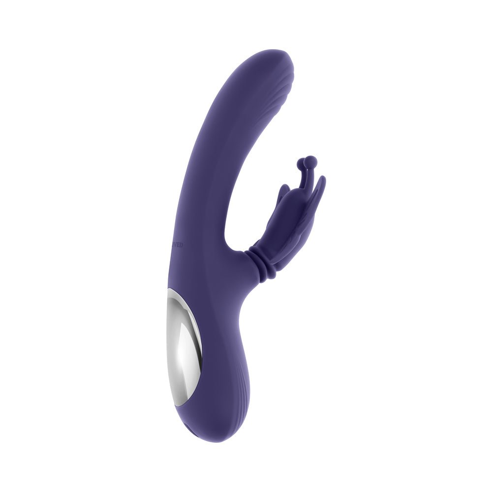 Evolved Wings Of Frenzy Thrusting Butterfly Dual Stimulator Purple - Image 5