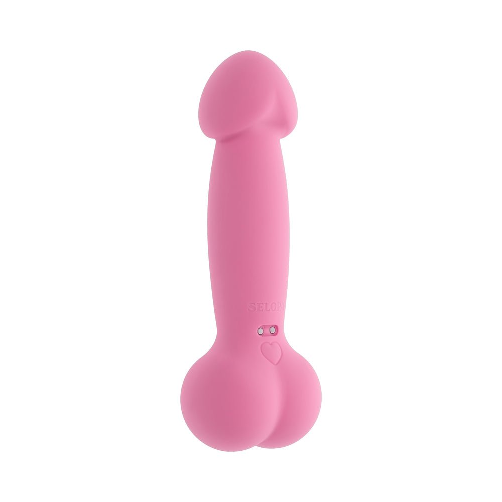 Selopa A Bit Nutty Floppy Phallic Mini Vibrator Pink - Image 3