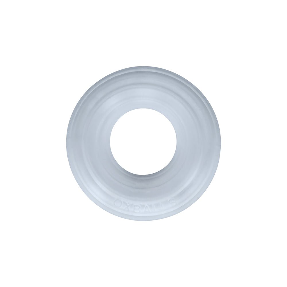 Hunkyjunk Roto Grooved Gripper-Ribbed Cockring Clear Steam - Image 3