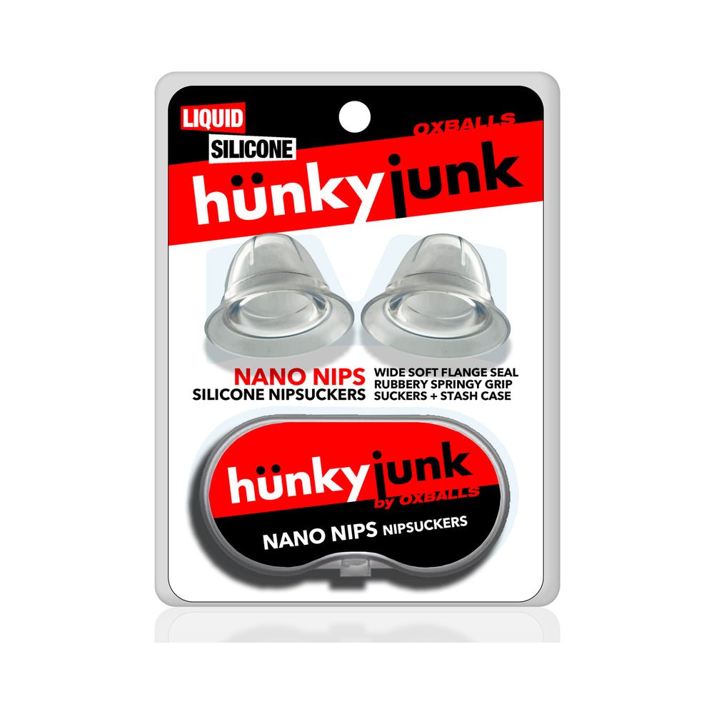 Hunkyjunk Nano Nips "Just The Tip" Nipple-Nubs Clear Silicone