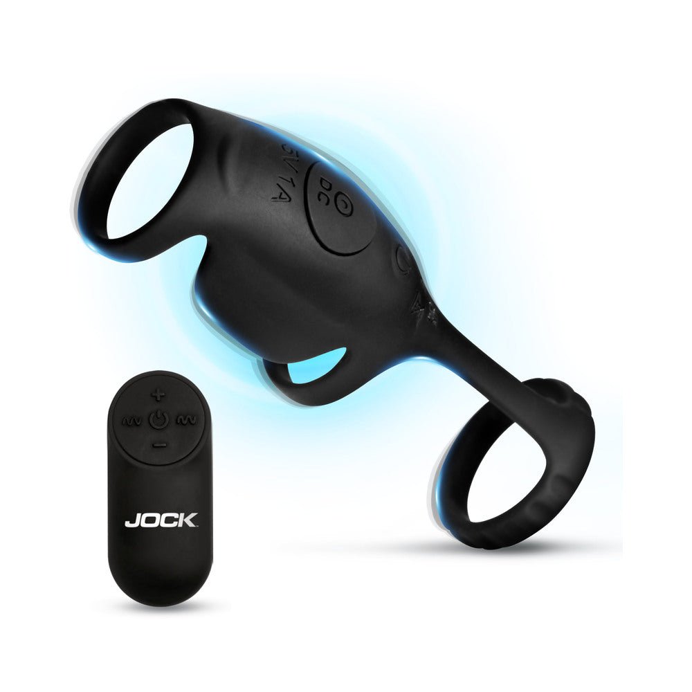 JOCK Enhancers Blitz Vibrating Penis Sleeve C-Ring with Remote - Image 2