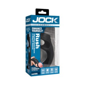 JOCK Enhancers Rush Vibrating Penis Sleeve C-Ring with Remote