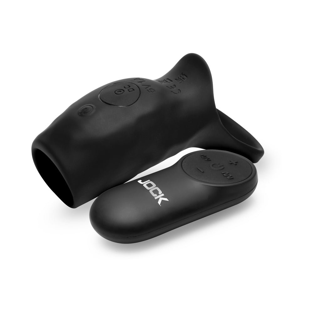 JOCK Enhancers Surge Vibrating Penis Sleeve C-Ring with Remote - Image 3