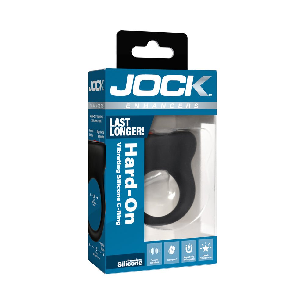 JOCK Enhancers Hard-On Vibrating Silicone C-Ring