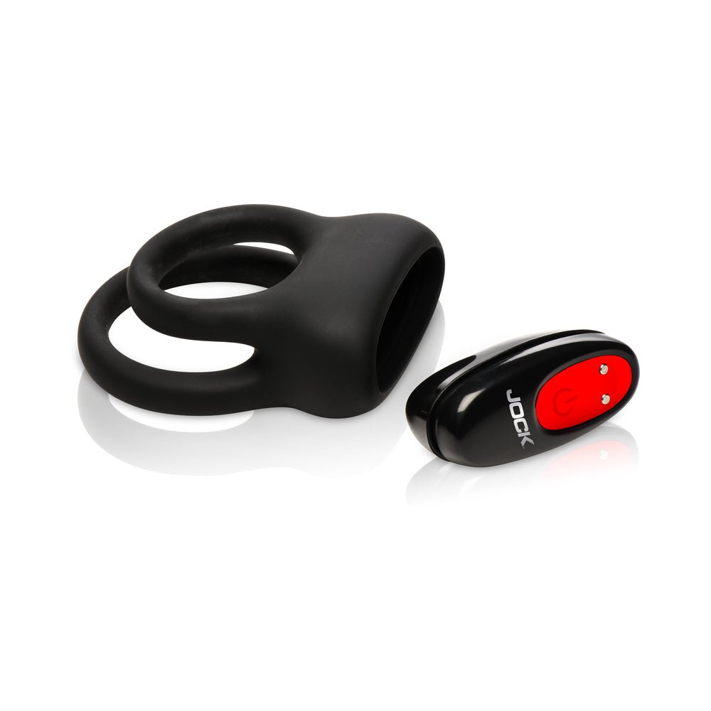 JOCK Enhancers Hard-On Vibrating Silicone Double C-Ring - Image 2