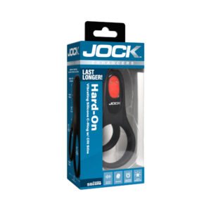 JOCK Enhancers Hard-On Vibrating Silicone C-Ring w /Clit Stim