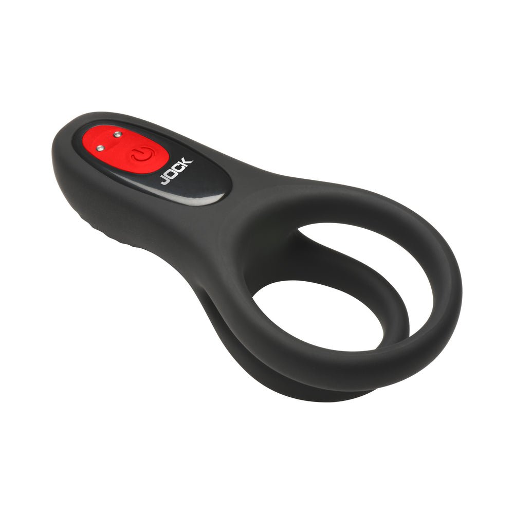 JOCK Enhancers Hard-On Vibrating Silicone C-Ring w /Clit Stim - Image 3
