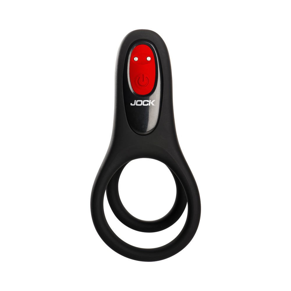 JOCK Enhancers Hard-On Vibrating Silicone C-Ring w /Clit Stim - Image 4