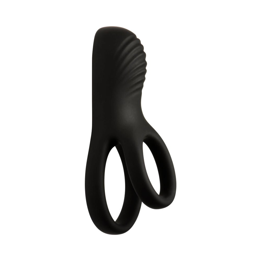JOCK Enhancers Hard-On Vibrating Silicone C-Ring w /Clit Stim - Image 6