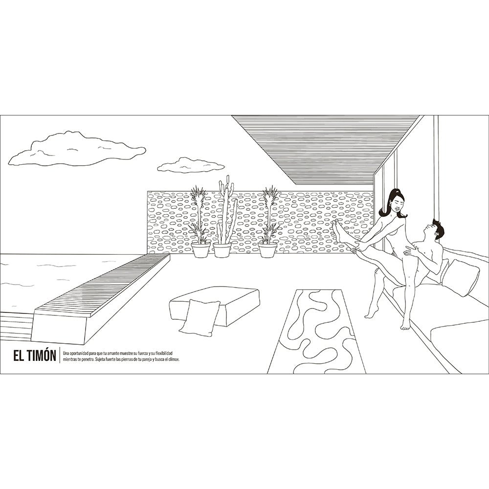 Kama Sutra Coloring Book: Libro para colorear (Spanish Edition) - Image 3