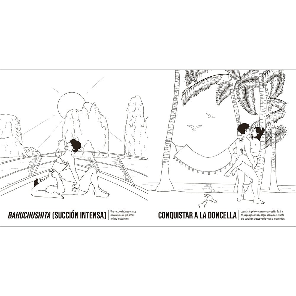 Kama Sutra Coloring Book: Libro para colorear (Spanish Edition) - Image 5