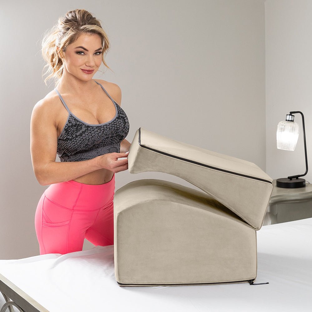 Liberator Flip Ramp Sex Positioning Pillow with Slip Cover Lush Cream - Image 3