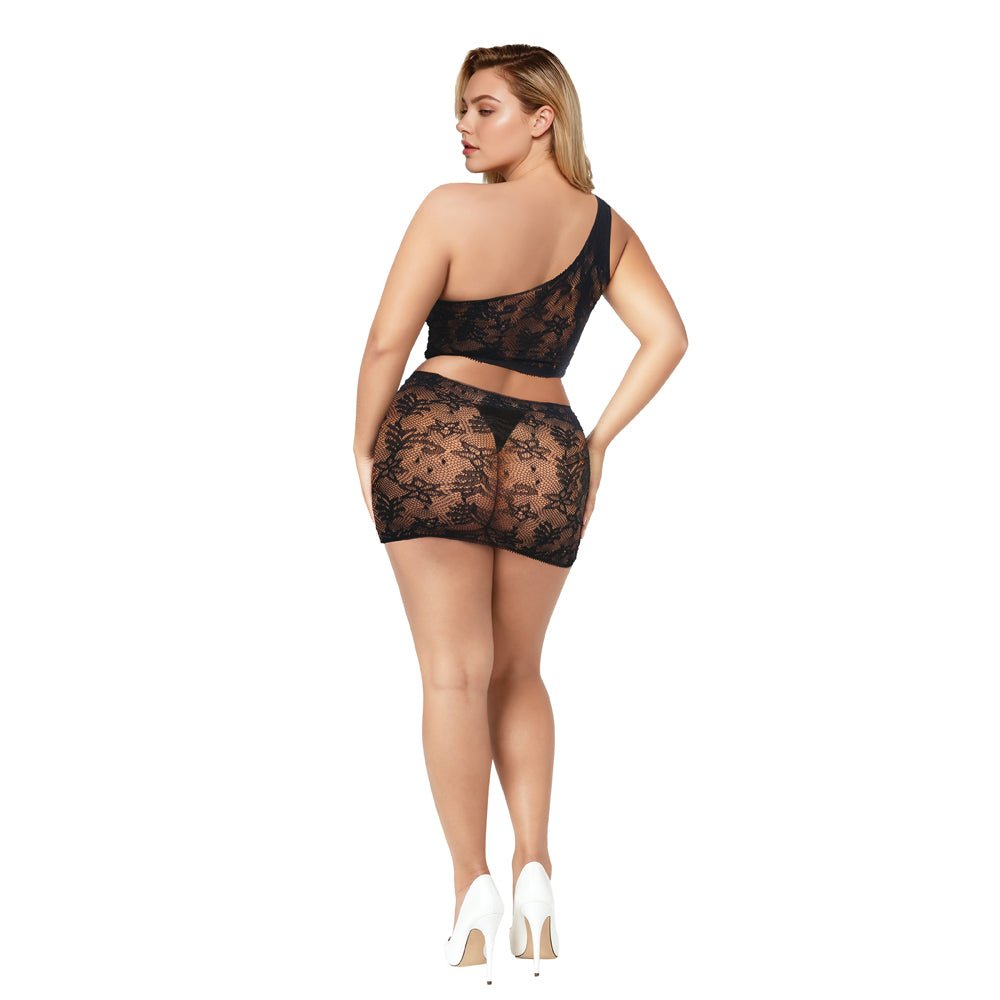 Me You Us Lace 2-Piece Set Black Queen Size - Image 5