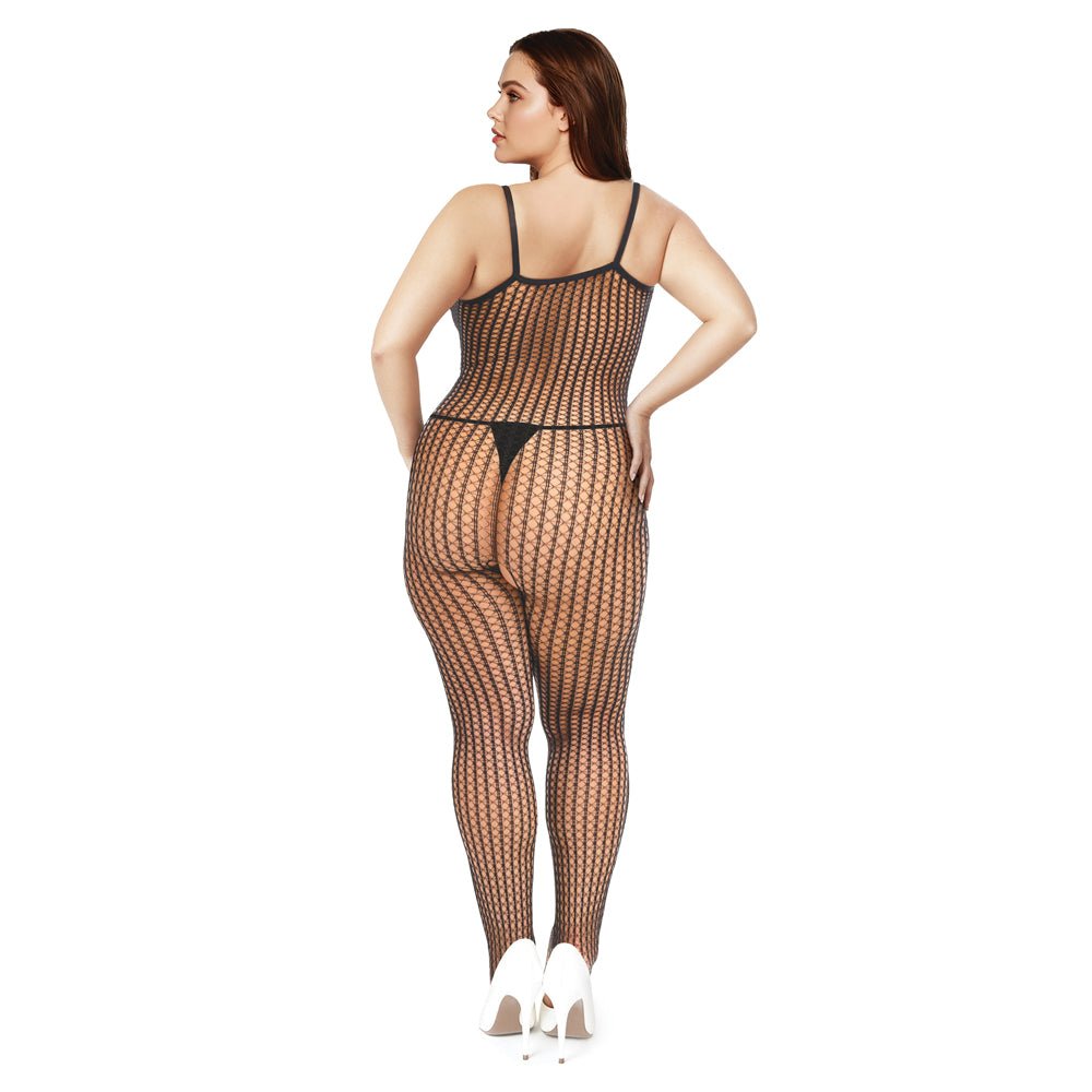 Me You Us Crotchless Bodystocking Queen Size - Image 5