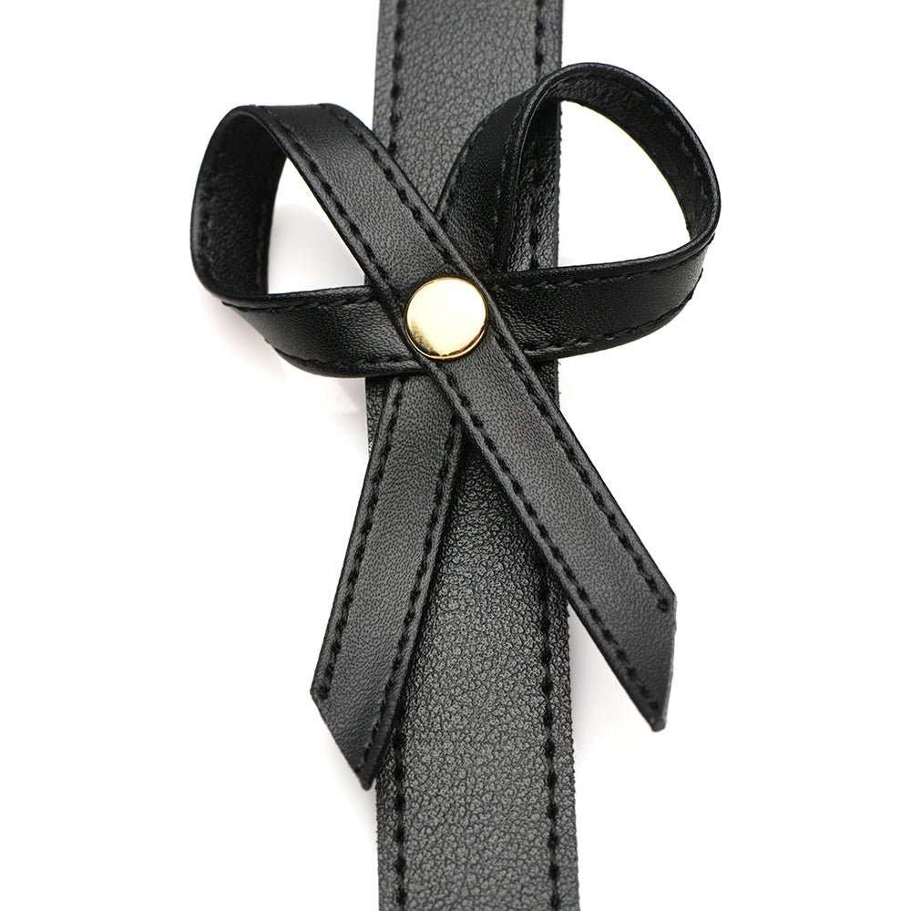 STRICT Bondage Harness with Bows Black M/L - Image 4