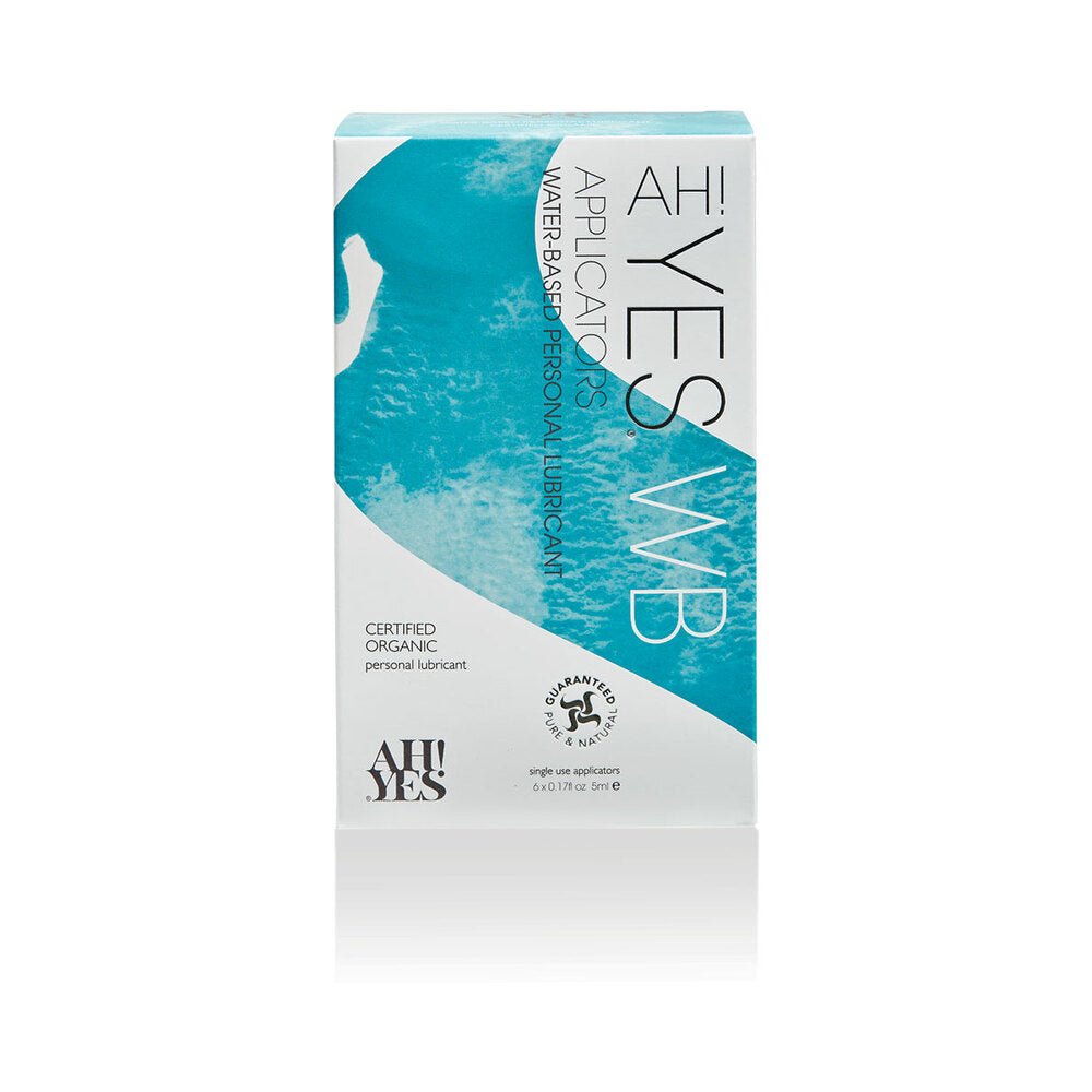 AH! YES WB Water-Based Personal Lubricant Applicators 6-Pack 0.17 oz. - Image 4