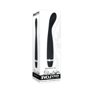Evolved Skinny G Rechargeable Silicone Sli mline G-Spot Vibrator Black